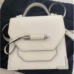 Mackage Rubie bag white silver